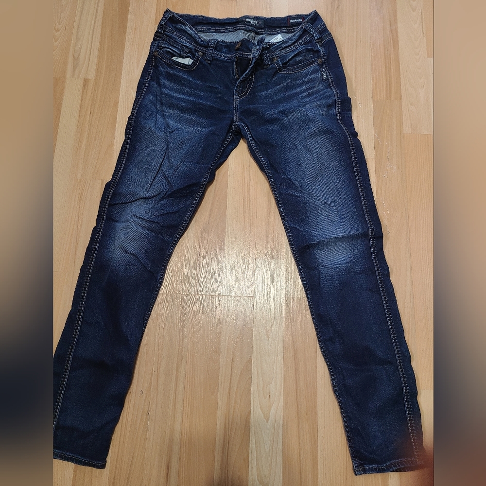 Silver Suki Mid Rise Skinny 30/31